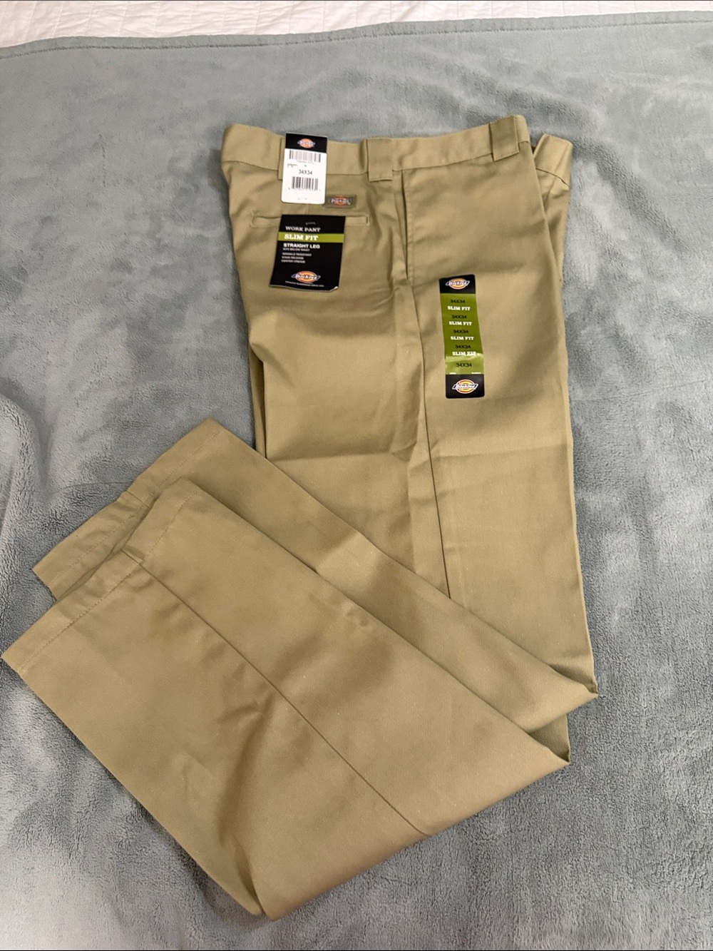 Dickies Men’s Khaki Work Chinos - Light Tan
